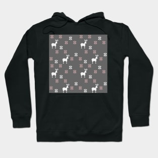 Winter themed repeatable pattern Hoodie